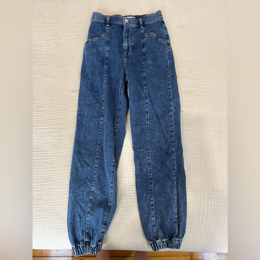 Abercrombie & Fitch cuffed denim jeans